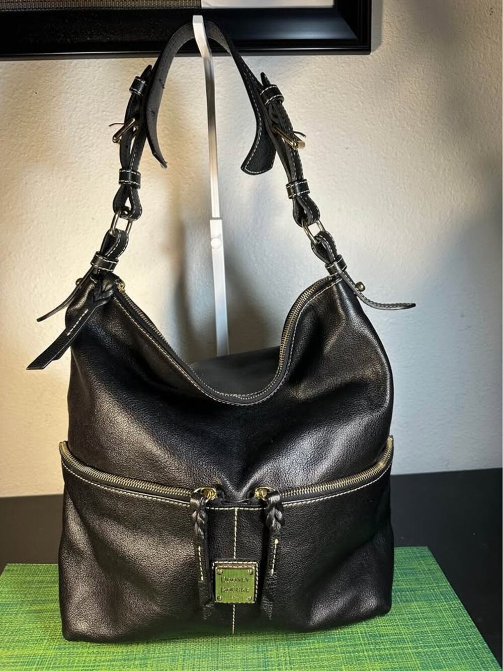 Dooney & Bourke Pebble Grain Leather Hobo Bag